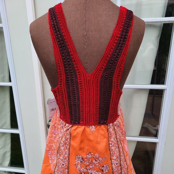 Free People Katie Crochet Bodice Dress - Picture 4 of 7